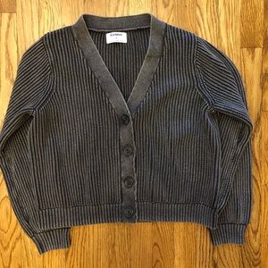 Old Navy Charcoal Cardigan